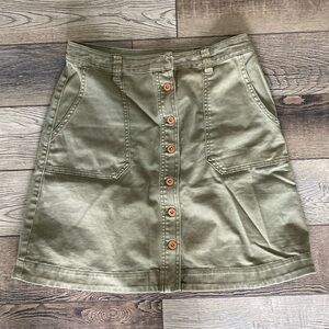 Anthropologie Green Skirt